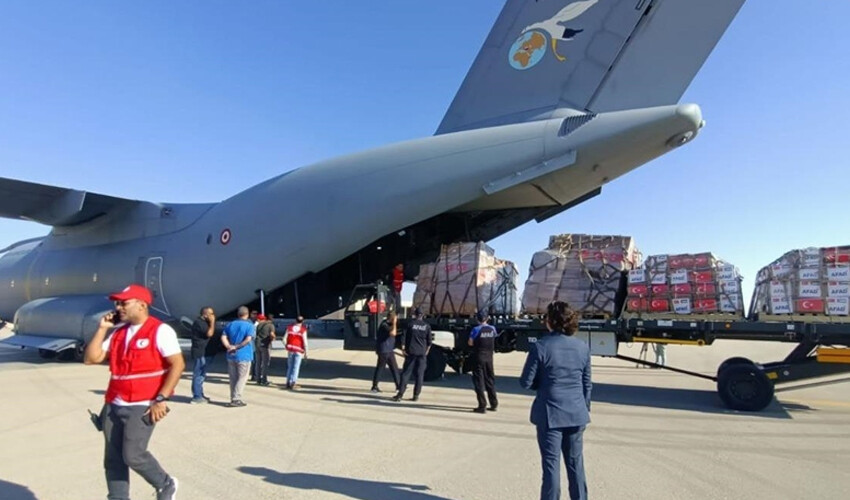 Son dakika! MSB duyurdu: Gazze’ye yardım malzemeleri ulaştırmak için dört sorti planlandı