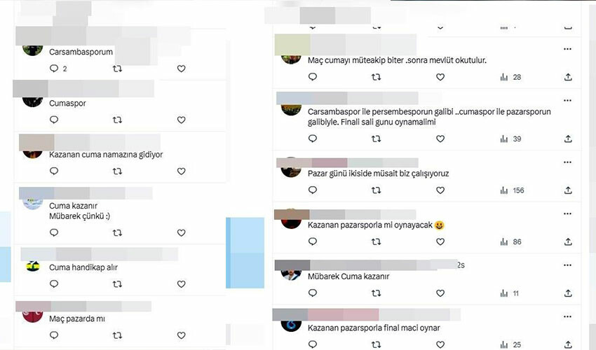 Türkiye bu maçı konuşuyor: Perşembespor - Çarşambaspor Türkiye bu maçı konuşuyor: Perşembespor - Çarşambaspor
