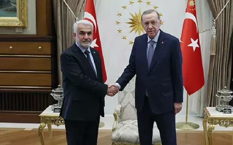 Cumhurbaşkanı Erdoğan, Aksakal’ı kabul etti