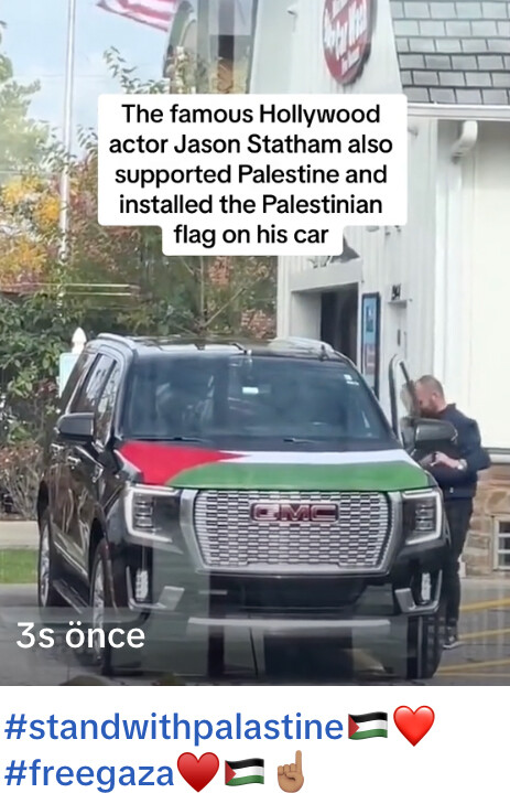 Oyuncu Jason Statham’ın Filisten’e destek verdiği iddiası… Gerçek başka çıktı