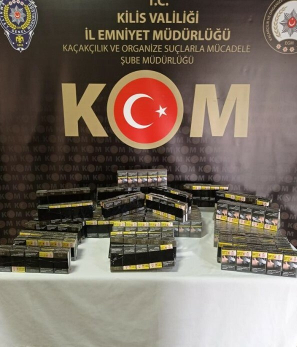 Kilis’te kaçak sigara operasyonu: Gözaltılar var kaçak sigara