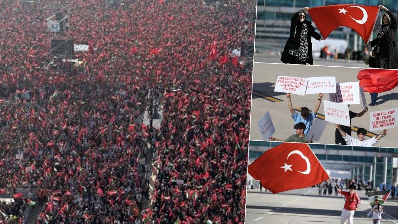 İstanbul’da Büyük Filistin Mitingi: Yüz binler Gazze için tek yürek oldu! İstanbul’da Büyük Filistin Mitingi: Yüz binler Gazze için tek yürek oldu!