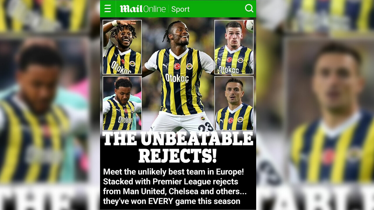İngilizler Fenerbahçe'yi Avrupa'nın en iyisi ilan etti! İsmail Kartal rekora koşuyor Fenerbahçe