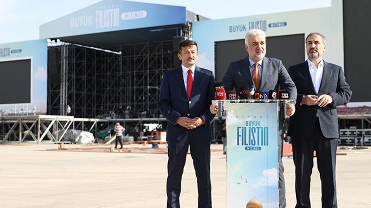 AK Partili Kabaktepe'den Filistin mitingi mesajı: 'Kulaklardaki tıkaçları kaldıracağız' AK Partili Kabaktepe'den Filistin mitingi mesajı: 'Kulaklardaki tıkaçları kaldıracağız'