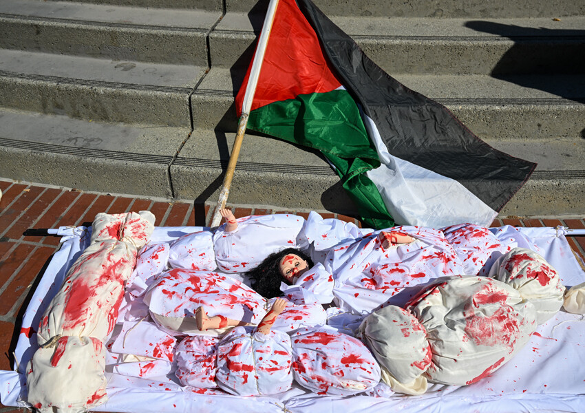 ABD'de on binler Filistin’e destek için yürüdü: İsrail’e ‘dur’ diye haykırdı