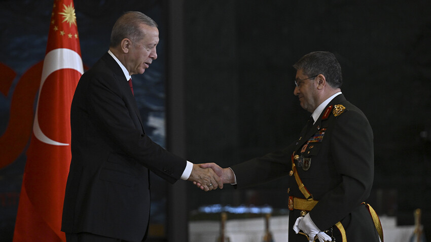 Külliye'de ‘100. yıl’ resepsiyonu: Cumhurbaşkanı Erdoğan tebrikleri tek tek kabul etti