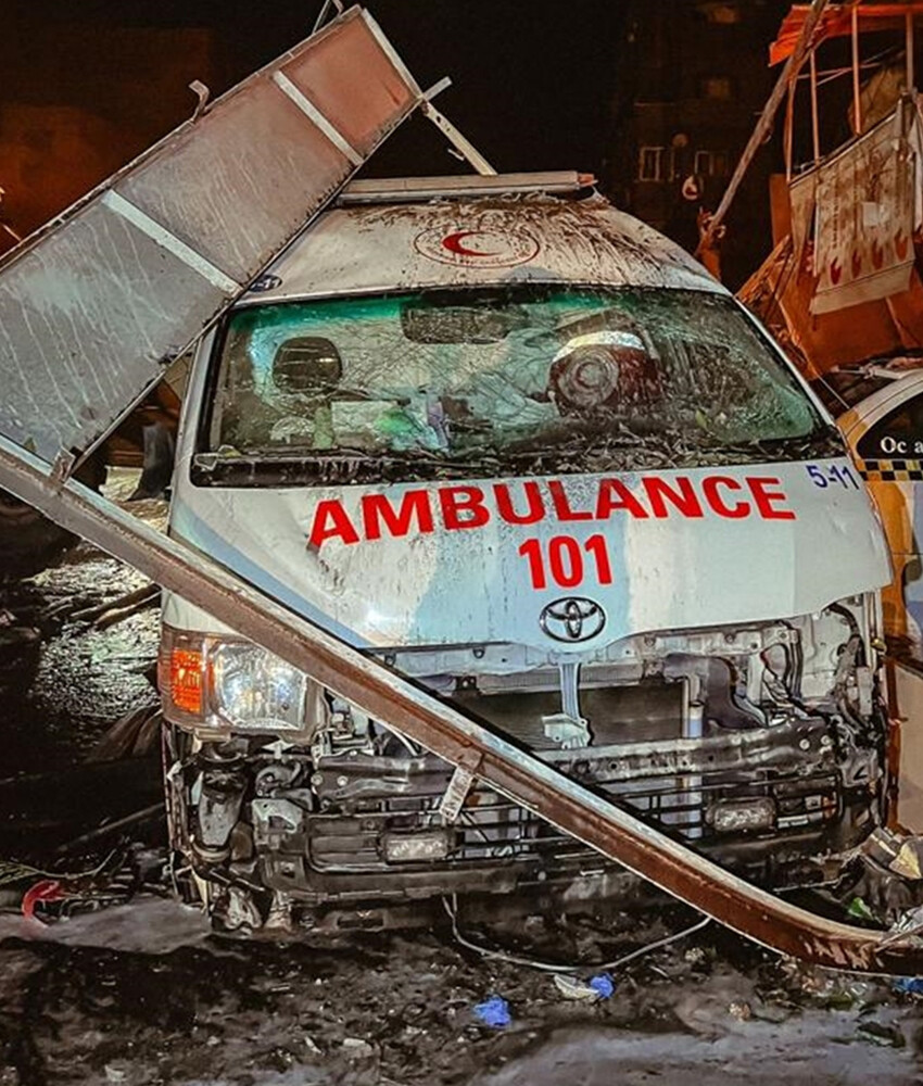 İsrail, Filistin Kızılayı'na ait binayı bombaladı: Gazze'ye ulaşan sınırlı yardım da yok edildi İsrail, Filistin Kızılayı'na ait binayı bombaladı: Gazze'ye ulaşan sınırlı yardım da yok edildi