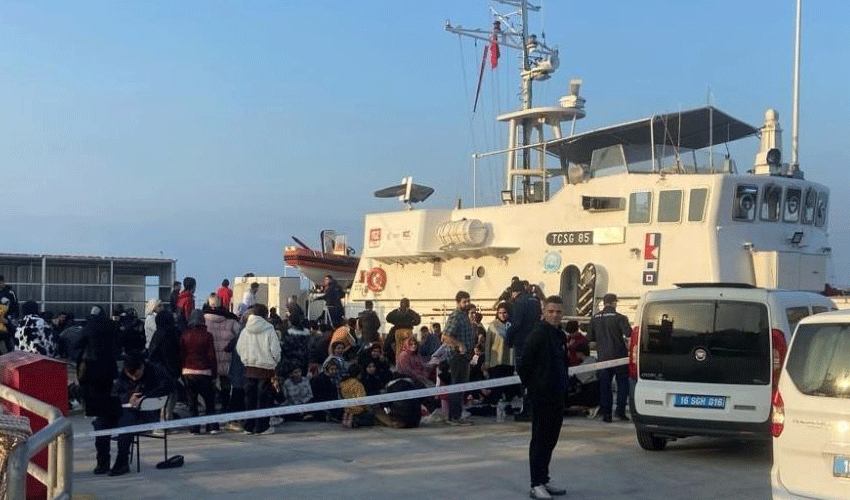 Balıkesir'de 120 mülteci yakalandı