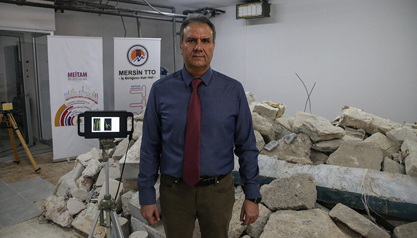 Nefes alışını bile anında tespit ediyor! Mersin'de araştırmacılardan arama kurtarma radarı enkaz arama kurtarma cihazı