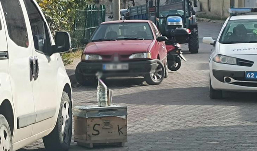 Kamyonetin kasasından düşen kovan panik saçtı: 3 kişi hastanelik oldu