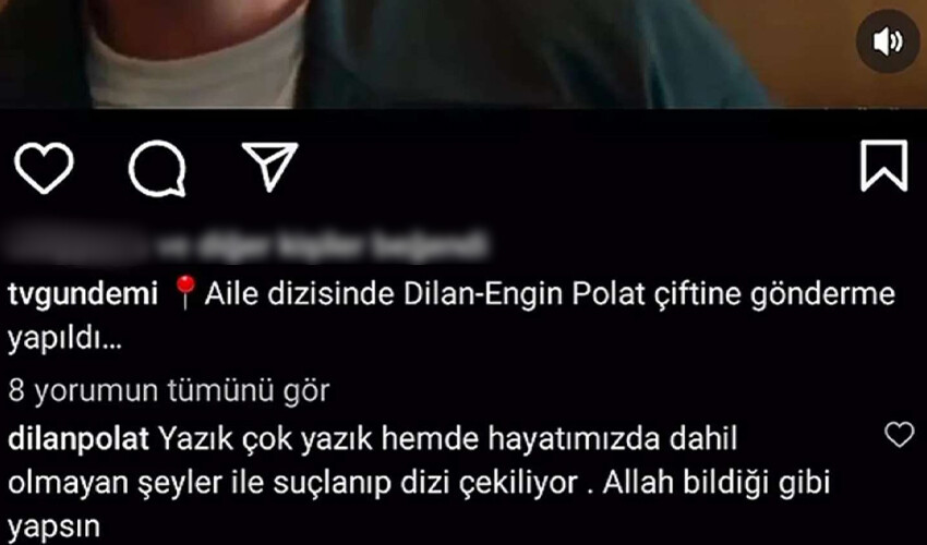 Aile dizisinde Dilan-Engin Polat'a gönderme... Dilan Polat gözaltına alınmadan önce cevap verdi Aile dizisinde Dilan-Engin Polat'a gönderme... Dilan Polat gözaltına alınmadan önce cevap verdi