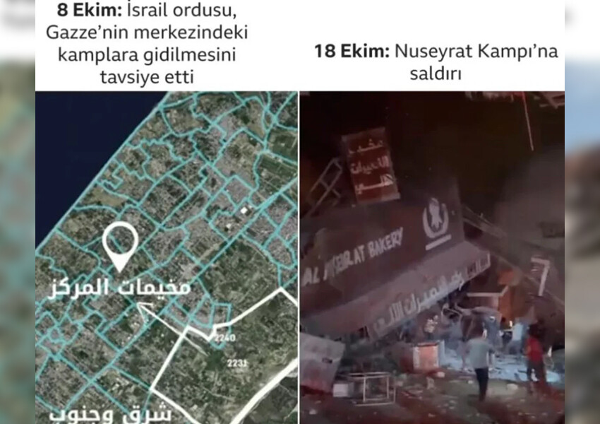 İsrail güvenli diye sürdüğü Filistinleri güneyde vurdu: Acımasız tuzağı BBC kanıtlarıyla ifşa etti İsrail güvenli diye sürdüğü Filistinleri güneyde vurdu: Acımasız tuzağı BBC kanıtlarıyla ifşa etti