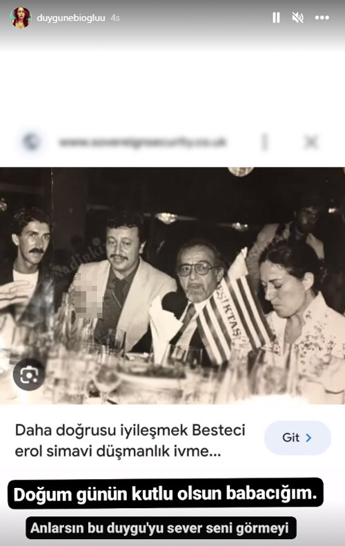 Kızından Metin Akpınar’a imalı doğum günü mesajı: Anlarsın bu Duygu’yu Kızından Metin Akpınar’a imalı doğum günü mesajı: Anlarsın bu Duygu’yu