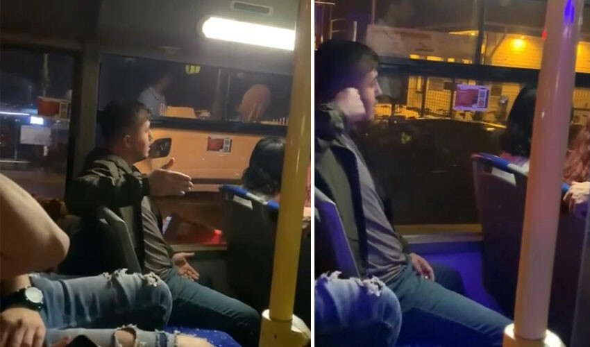 Otobüste ortalık karıştı: 'Sessiz gitmek istiyorsan taksiye bin' Otobüste ortalık karıştı: 'Sessiz gitmek istiyorsan taksiye bin'