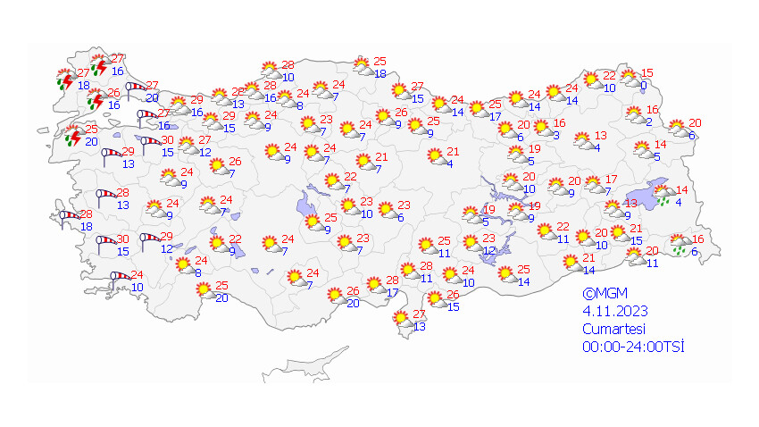 Meteoroloji’den 13 ile sarı kodlu uyarı! Çok kuvvetli sağanak geliyor, hafta sonu da etkili olacak Meteoroloji’den 13 ile sarı kodlu uyarı! Çok kuvvetli sağanak geliyor, hafta sonu da etkili olacak