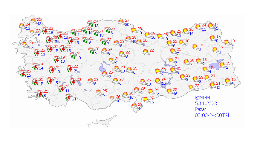 Meteoroloji’den 13 ile sarı kodlu uyarı! Çok kuvvetli sağanak geliyor, hafta sonu da etkili olacak Meteoroloji’den 13 ile sarı kodlu uyarı! Çok kuvvetli sağanak geliyor, hafta sonu da etkili olacak