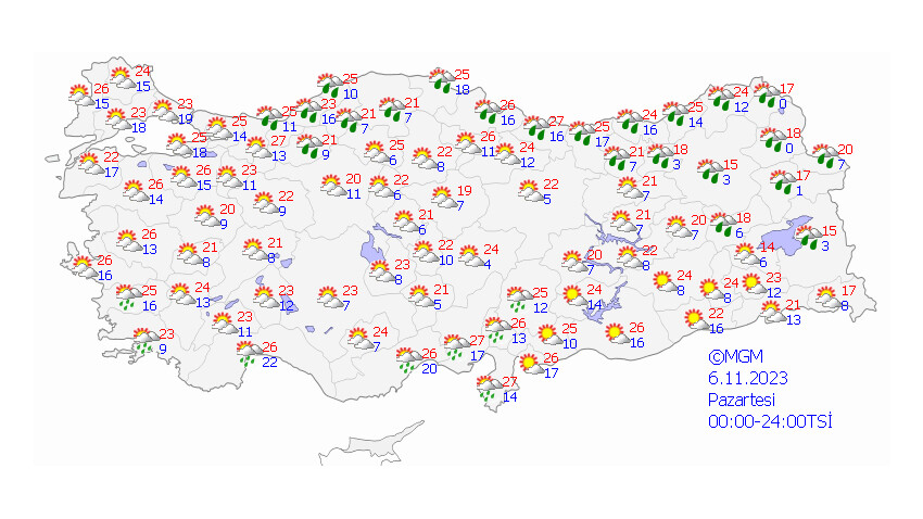Meteoroloji’den 13 ile sarı kodlu uyarı! Çok kuvvetli sağanak geliyor, hafta sonu da etkili olacak Meteoroloji’den 13 ile sarı kodlu uyarı! Çok kuvvetli sağanak geliyor, hafta sonu da etkili olacak