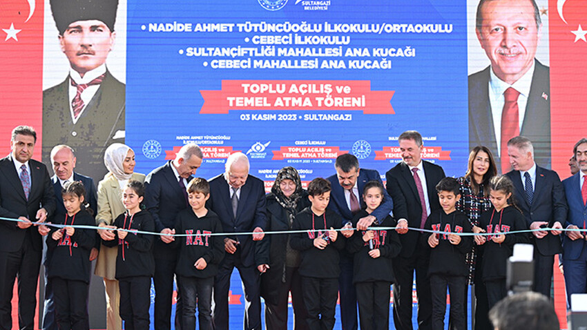 Milli Eğitim Bakanı Tekin, Sultangazi'de toplu okul açılışına katıldı: İmar probleminde sıkıntı yaşamıyoruz