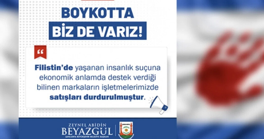 Türkiye'nin dört bir yanındaki belediyelerden İsrail'e boykot! Satışlar yasaklandı Türkiye'nin dört bir yanındaki belediyelerden İsrail'e boykot! Satışlar yasaklandı