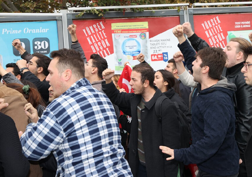 Başkentte Blinken protestosu: Polis müdahale etti