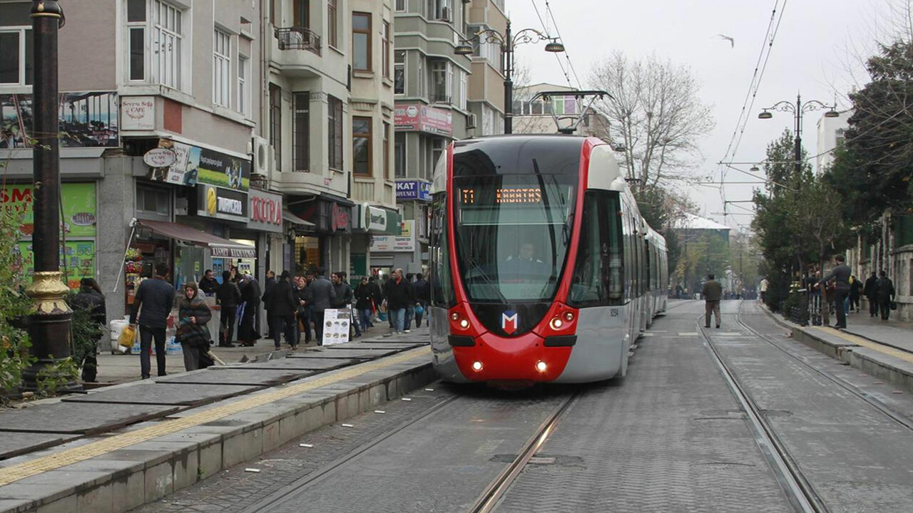 Kabataş-Bağcılar Tramvay Hattı&#039;nda arıza nedeniyle seferler durdu