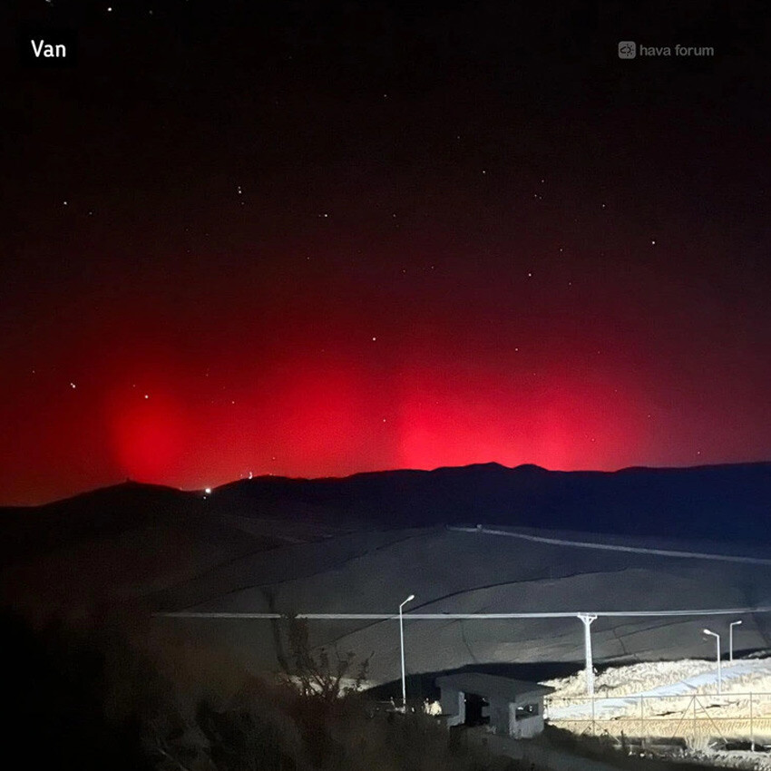 van kuzey ışıkları