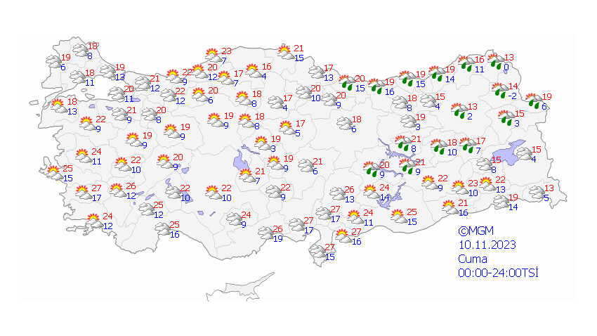 Meteoroloji paylaştı! Bu bölgelerde oturanlar dikkat: Sağanak geliyor Meteoroloji paylaştı! Bu bölgelerde oturanlar dikkat: Sağanak geliyor