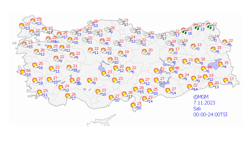 Meteoroloji paylaştı! Bu bölgelerde oturanlar dikkat: Sağanak geliyor Meteoroloji paylaştı! Bu bölgelerde oturanlar dikkat: Sağanak geliyor