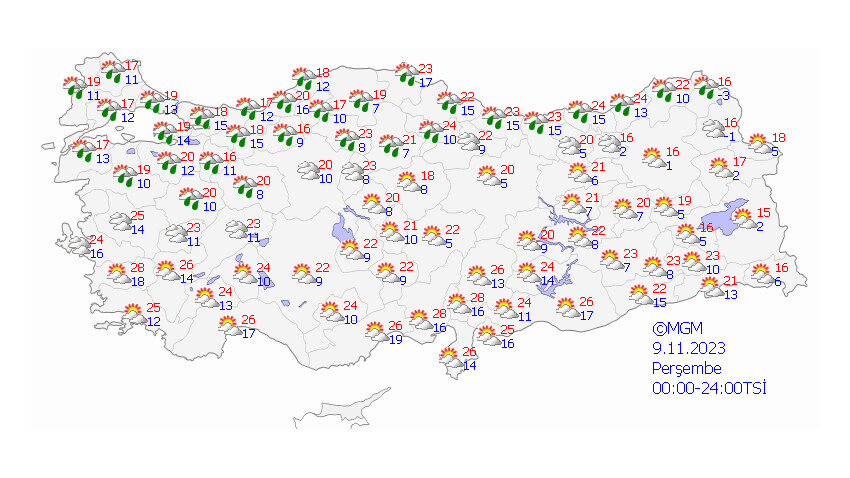Meteoroloji paylaştı! Bu bölgelerde oturanlar dikkat: Sağanak geliyor Meteoroloji paylaştı! Bu bölgelerde oturanlar dikkat: Sağanak geliyor