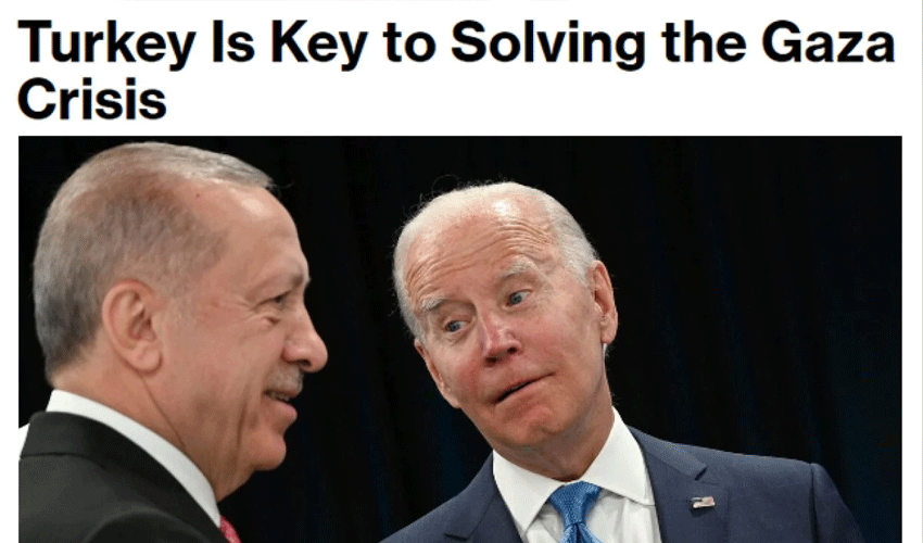 ABD medyasından Biden'a tavsiye: Gazze krizini Erdoğan çözer ABD medyasından Biden'a tavsiye: Gazze krizini Erdoğan çözer