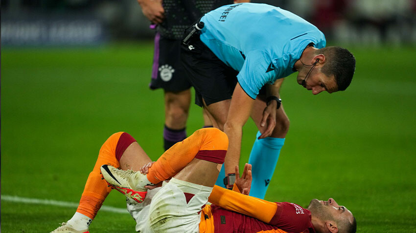Şampiyonlar Ligi'ndeki ilk maçında çıldırttı! Portekizli hakem Antonio Nobre, Okan Buruk'u çileden çıkardı Galatasaray Nobre Okan Buruk