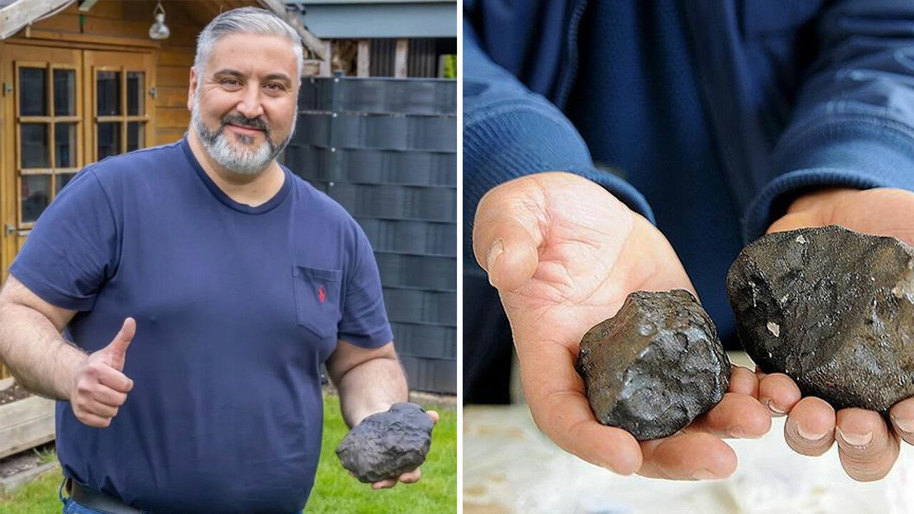 Bahçesine meteor düştü, koleksiyonculardan teklif yağdı