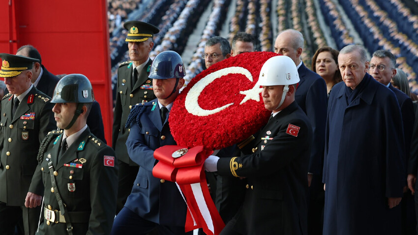 Son dakika... Cumhurbaşkanı Erdoğan ve devlet erkanı Anıtkabir'i ziyaret etti: Türkiye'nin yükselişine hiçbir güç engel olamayacak Son dakika... Cumhurbaşkanı Erdoğan ve devlet erkanı Anıtkabir'i ziyaret etti: Türkiye'nin yükselişine hiçbir güç engel olamayacak