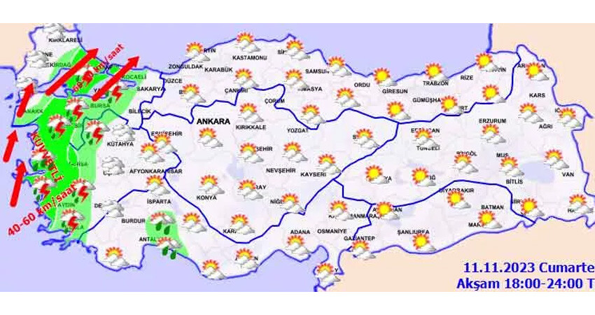Meteoroloji'den İstanbul ve 7 il için sarı kodlu alarm! Yoğun sağanak kapıda, hazırlıklı olun Meteoroloji'den İstanbul ve 7 il için sarı kodlu alarm! Yoğun sağanak kapıda, hazırlıklı olun
