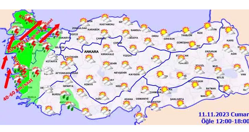 Meteoroloji'den İstanbul ve 7 il için sarı kodlu alarm! Yoğun sağanak kapıda, hazırlıklı olun Meteoroloji'den İstanbul ve 7 il için sarı kodlu alarm! Yoğun sağanak kapıda, hazırlıklı olun