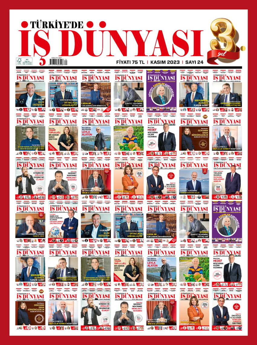 Türkiye’de İş Dünyası dergisi 3. yılına girdi Türkiye’de İş Dünyası dergisi 3. yılına girdi