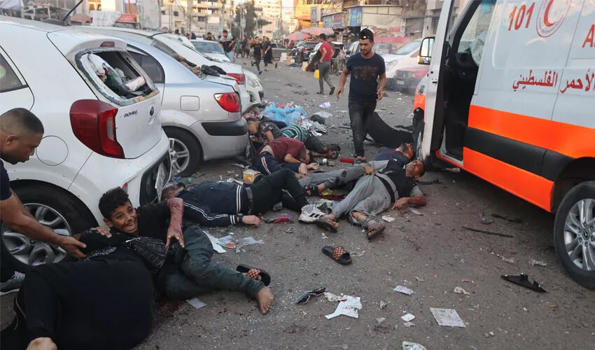 İsrail Gazze'deki katliamlara yenisini ekledi! Şifa Hastanesi bombalandı İsrail Gazze'deki katliamlara yenisini ekledi! Şifa Hastanesi bombalandı