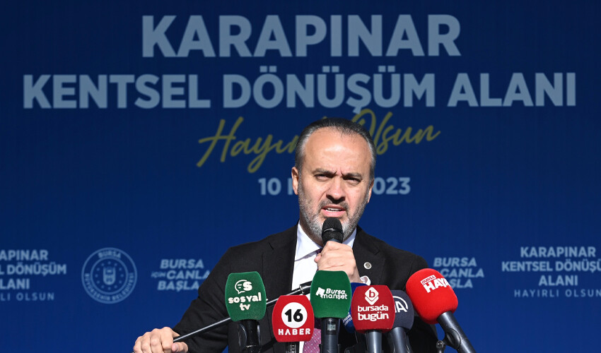 Bursa’da kentsel dönüşüm hamlesi sürüyor Bursa’da kentsel dönüşüm hamlesi sürüyor