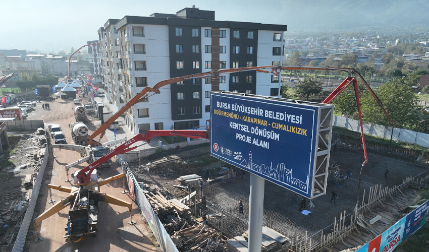 Bursa’da kentsel dönüşüm hamlesi sürüyor Bursa’da kentsel dönüşüm hamlesi sürüyor