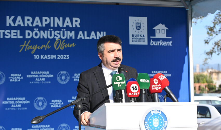 Bursa’da kentsel dönüşüm hamlesi sürüyor Bursa’da kentsel dönüşüm hamlesi sürüyor