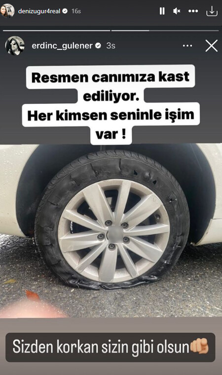 Deniz Uğur’un aracına saldırı: Resmen canımıza kast ediliyor Deniz Uğur’un aracına saldırı: Resmen canımıza kast ediliyor