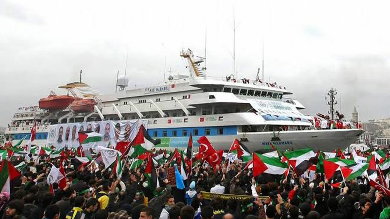 Tüm dünyadan gemi filoları Mavi Marmara platformu ile Gazze&#039;ye gidiyor