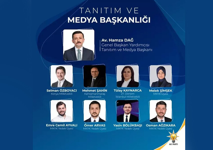 AK Parti'de Hamza Dağ'ın yeni ekibi belli oldu AK Parti'de Hamza Dağ'ın yeni ekibi belli oldu
