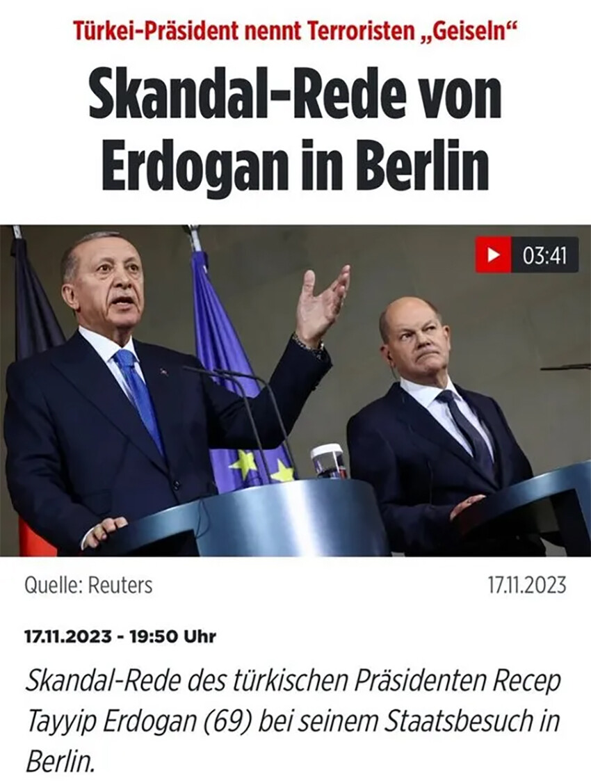 Cumhurbaşkanı Erdoğan'ın sözleri, Alman medyasını çıldırttı! Cumhurbaşkanı Erdoğan'ın sözleri, Alman medyasını çıldırttı!