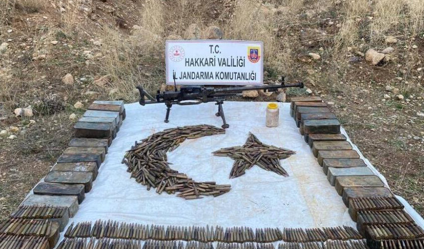 Terör örgütlerine göz açtırılmıyor! PKK'ya ait çok sayıda mühimmat ele geçirildi Terör örgütlerine göz açtırılmıyor! PKK'ya ait çok sayıda mühimmat ele geçirildi