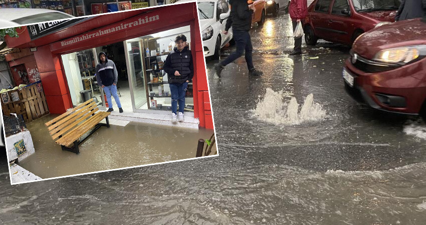 Meteoroloji uyardı, sağanak yolları göle çevirdi: İstanbul ve İzmir'de ev ve iş yerlerini su bastı