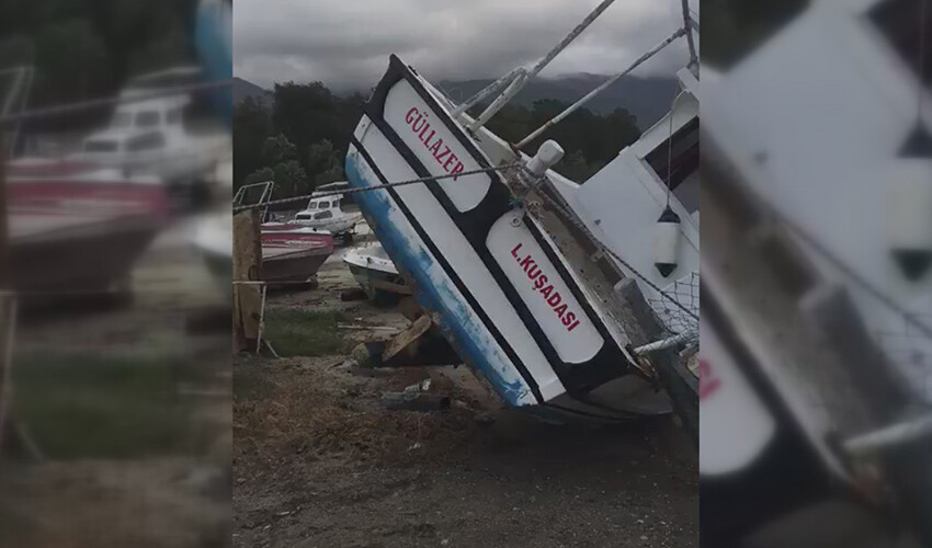 Türkiye fırtınaya teslim! Çatılar uçtu, tekneler battı, yollar göle döndü... Türkiye fırtınaya teslim! Çatılar uçtu, tekneler battı, yollar göle döndü...