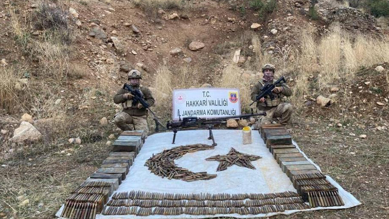 Terör örgütlerine göz açtırılmıyor! PKK&#039;ya ait çok sayıda mühimmat ele geçirildi