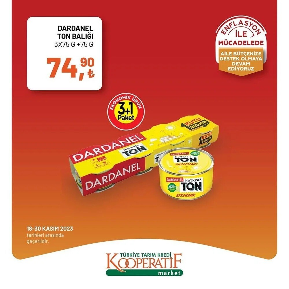 Tarım Kredi Kooperatif Market Kasım ayı özel indirim listesini açıkladı: İşte 19-30 Kasım arası kampanyalı ürünler Tarım Kredi Kooperatif Market Kasım ayı özel indirim listesini açıkladı: İşte 19-30 Kasım arası kampanyalı ürünler