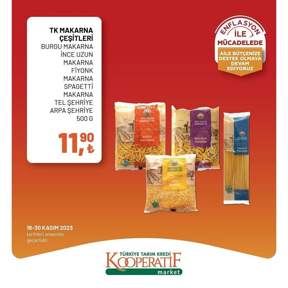 Tarım Kredi Kooperatif Market Kasım ayı özel indirim listesini açıkladı: İşte 19-30 Kasım arası kampanyalı ürünler Tarım Kredi Kooperatif Market Kasım ayı özel indirim listesini açıkladı: İşte 19-30 Kasım arası kampanyalı ürünler